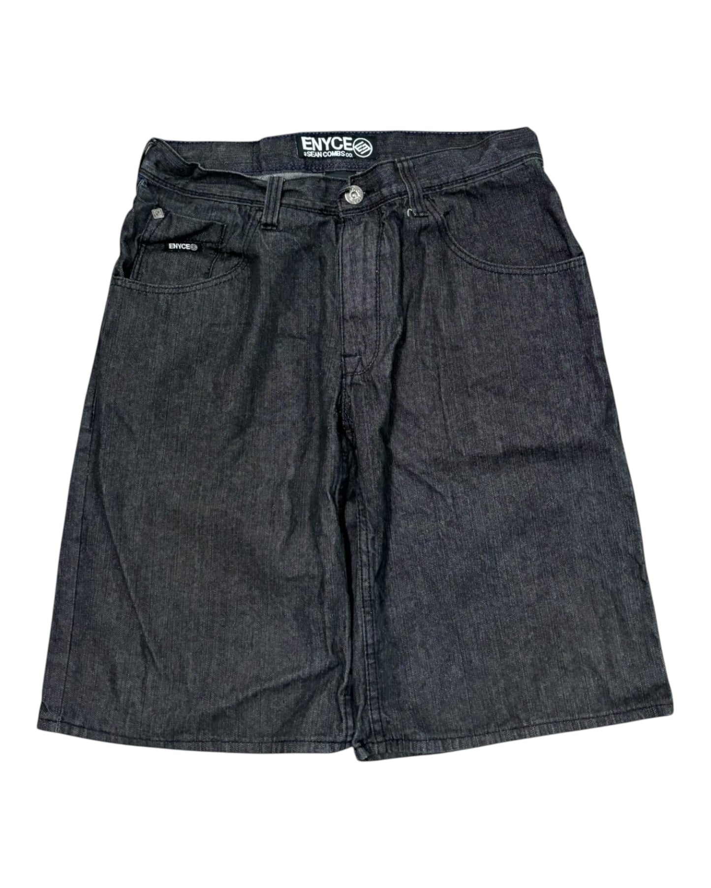 Y2K Baggy Grey/Black Enyce Jorts