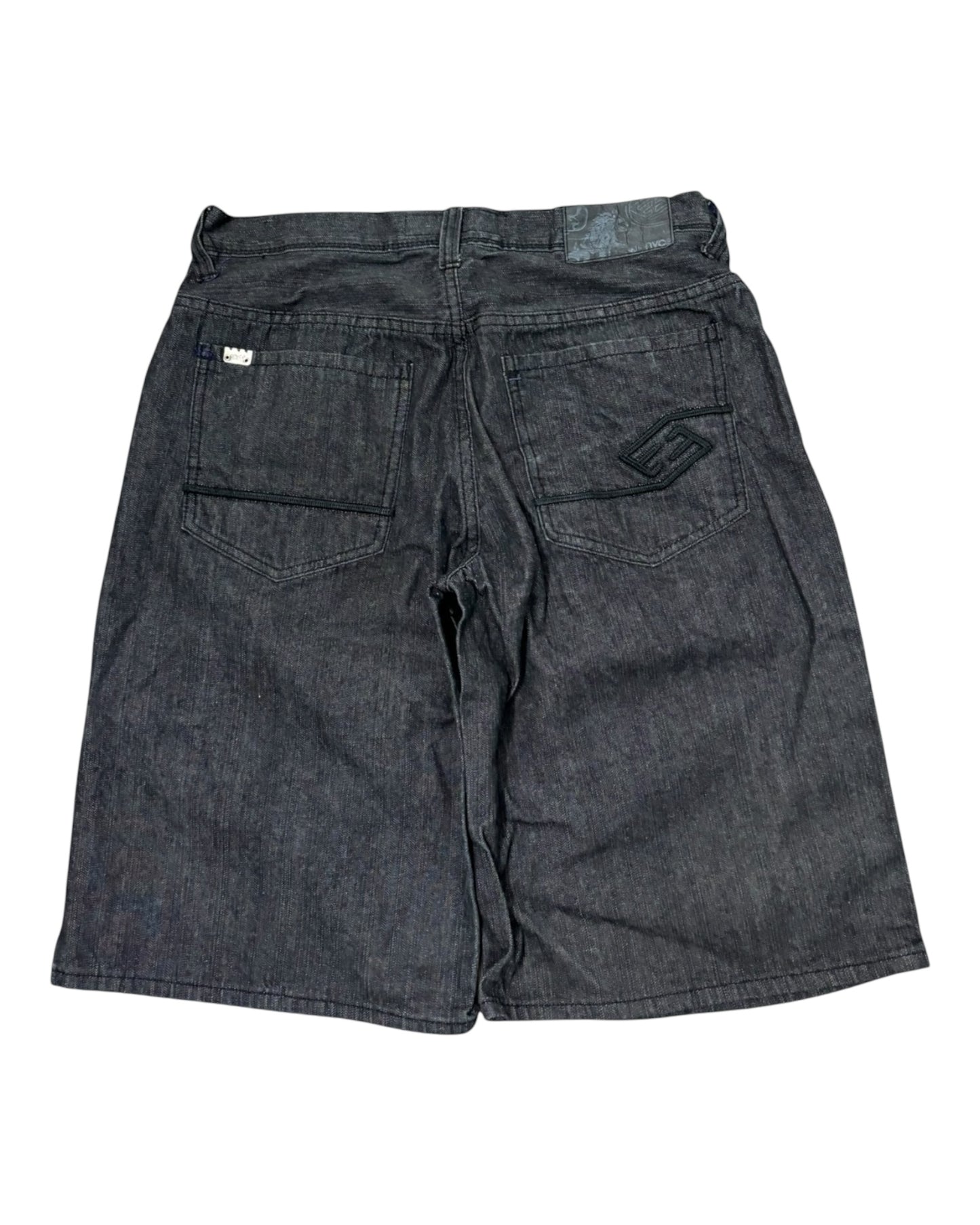 Y2K Baggy Grey/Black Enyce Jorts