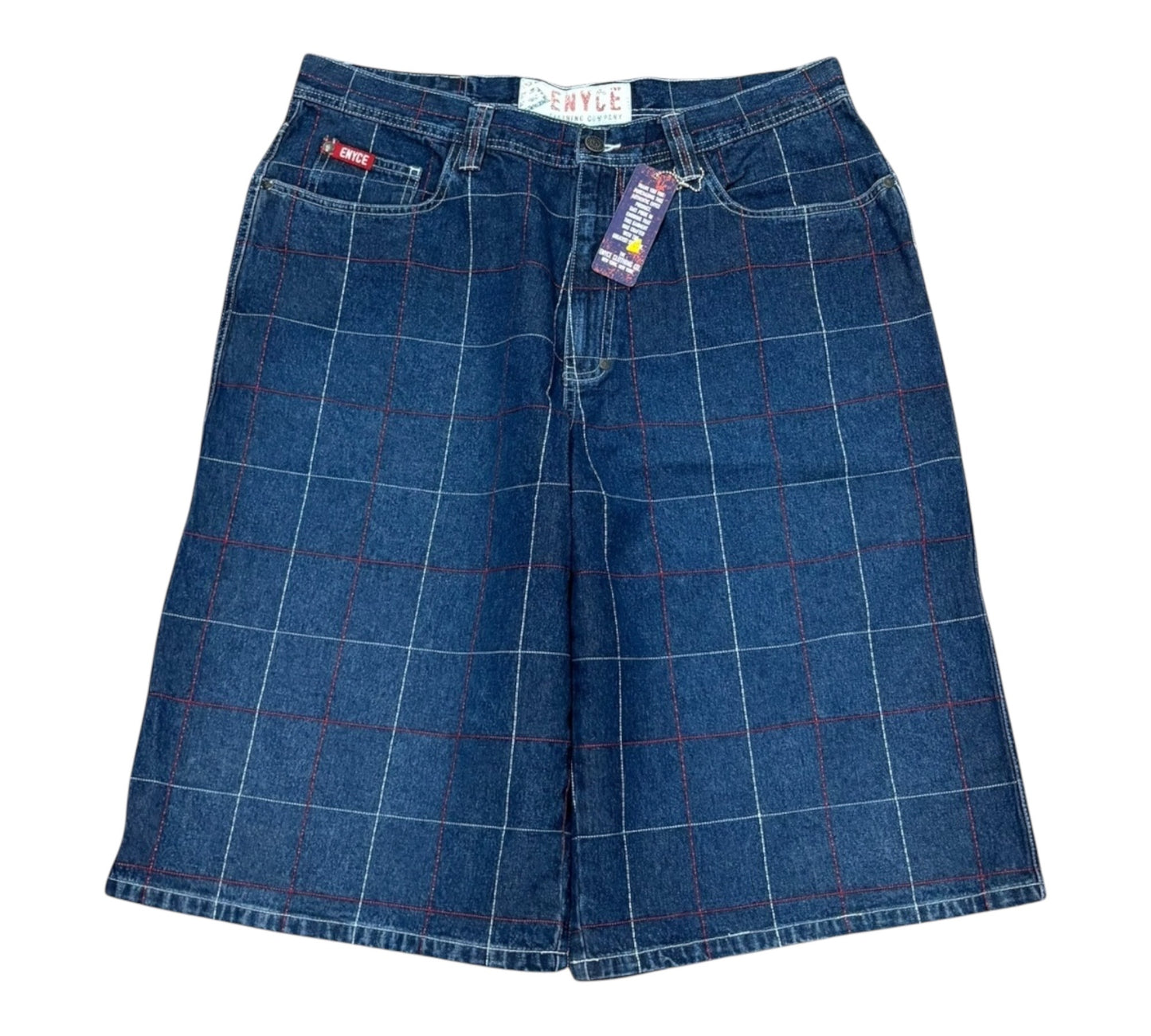 DS Baggy Y2K Enyce Grid Style Jorts